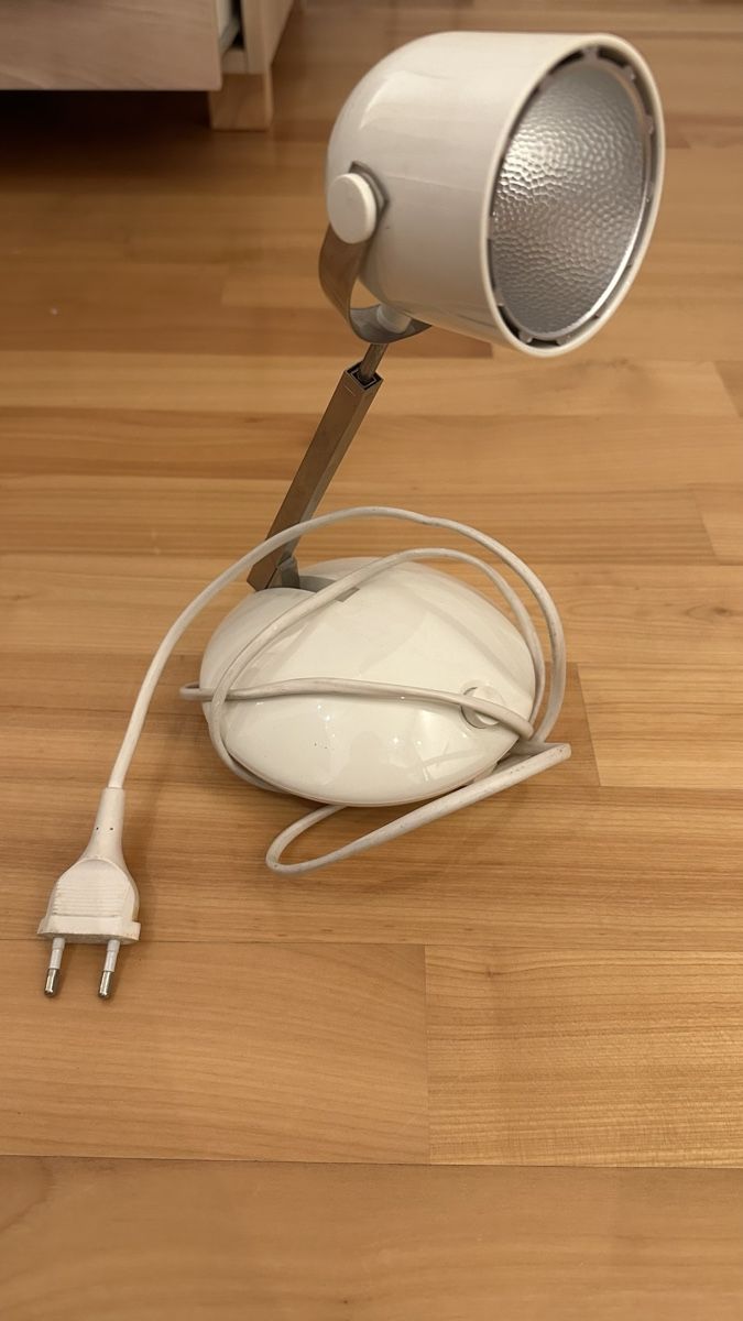 Lampade: Lampe / Tischlampe Eichhoff Werke Weiss – Nuovo (secondo la descrizione) da Ettingen venduto da slg_4107