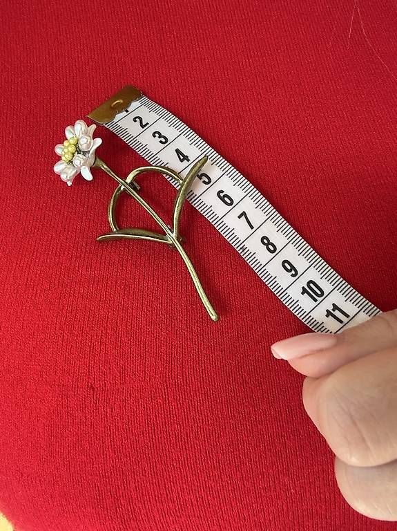 Spille & Fermagli: Edelweiss Brosche elegant filigran Alpen Stil – Usato da Thalwil venduto da han_2b8c 5