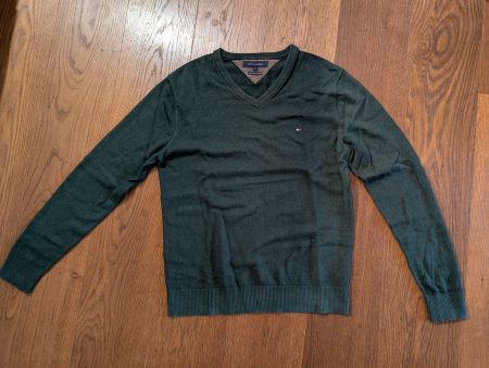 Herren Pullover Tommy Hilfiger dunkelgrün Grösse M