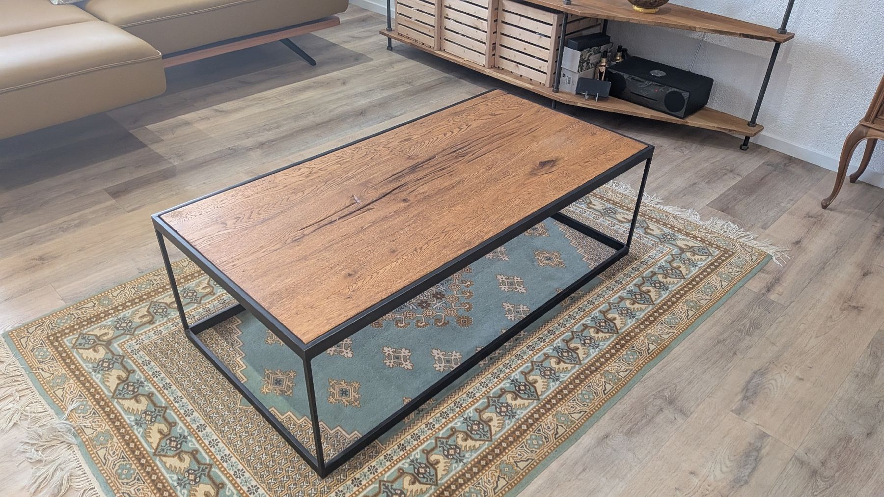 Pfister Tische: Table basse chêne brut – Gebraucht aus Bulle von myerly