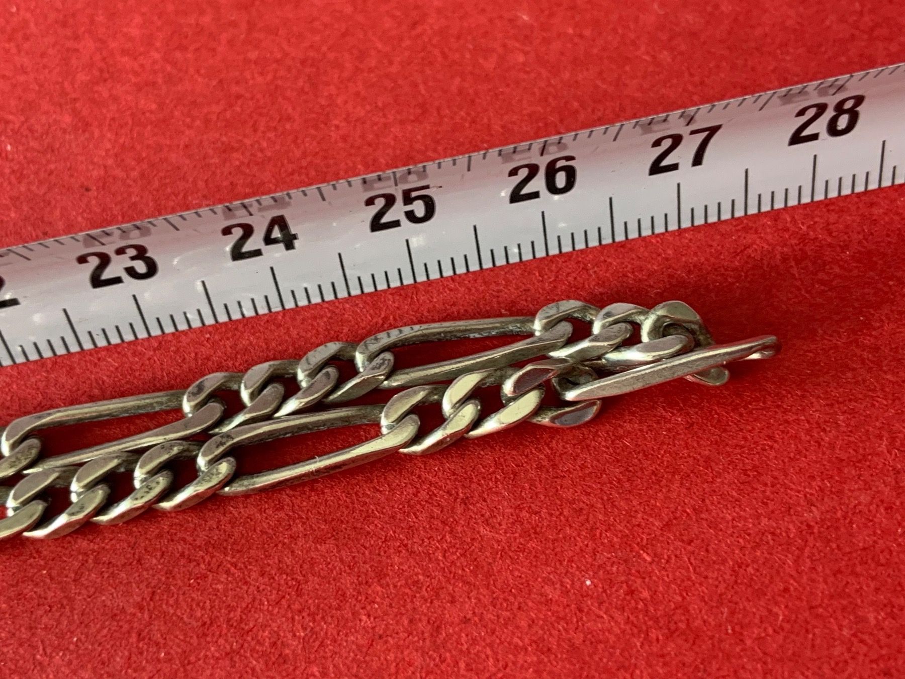 Catenine: Herrenkette Panzerkette (52 cm) SILBER – Usato da Laufen venduto da belleskulptur 6