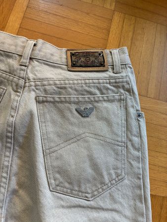 Vintage Armani Jeans beige Gr. XS