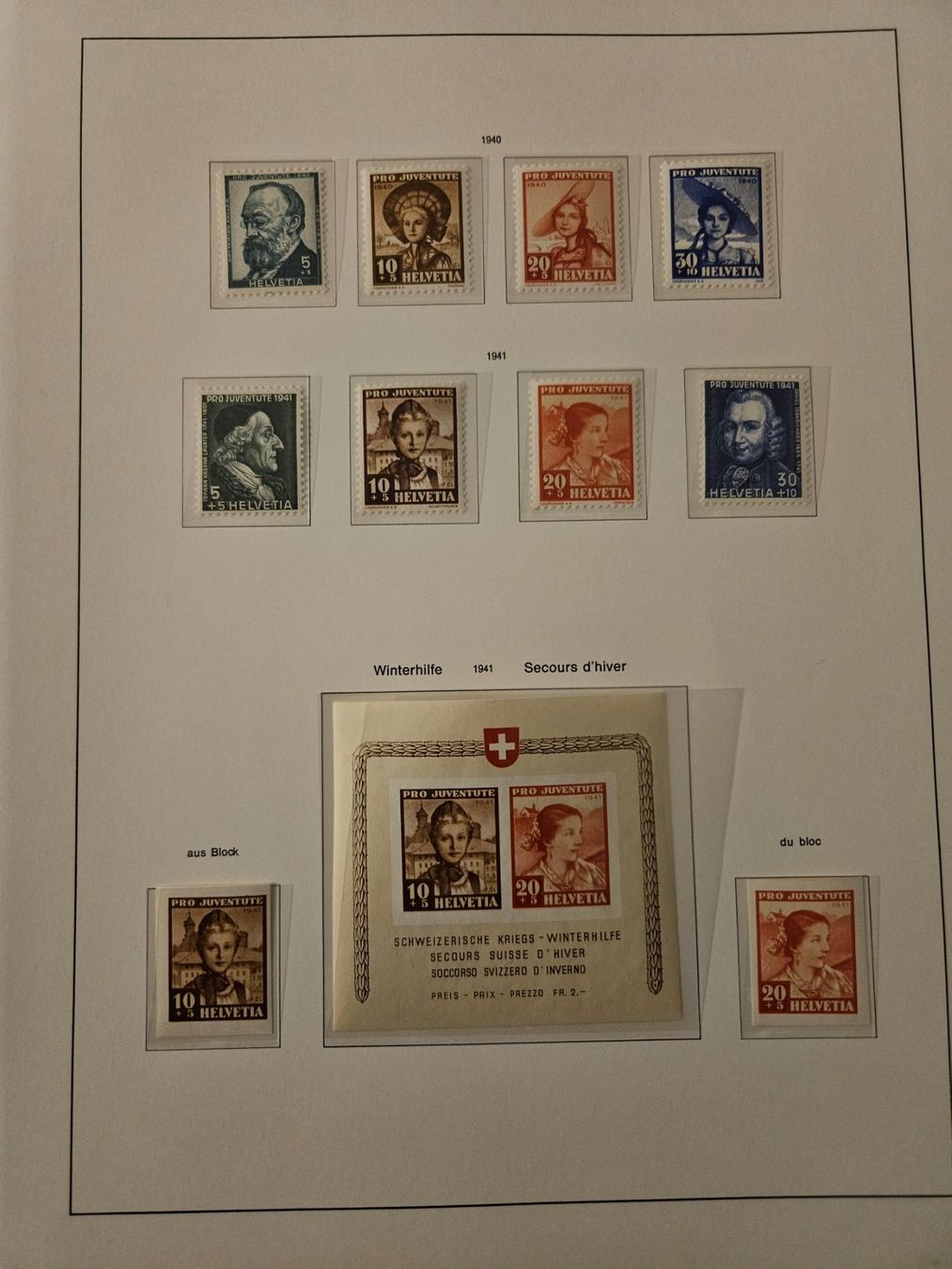 Album: Pro Juventute, wunderschöne Sammlung bis 1999, postfrisch. – Nuovo (secondo la descrizione) da Zürich venduto da Golffinger 3