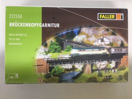 Faller Spur N 222550 Brückenkopfgarnitur verschweisste OVP