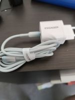 Prise charge rapide 30w usb-c à type-c 1m câble en nylon