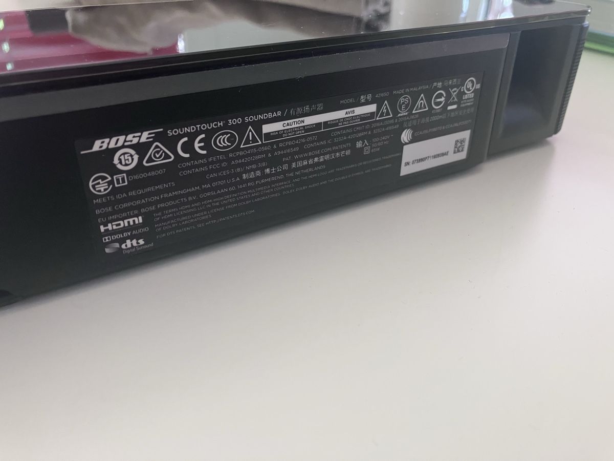 Bose Casse acustiche: Bose Soundtouch 300 Soundbar – Nuovo (secondo la descrizione) da Walenstadt venduto da Romy7 1