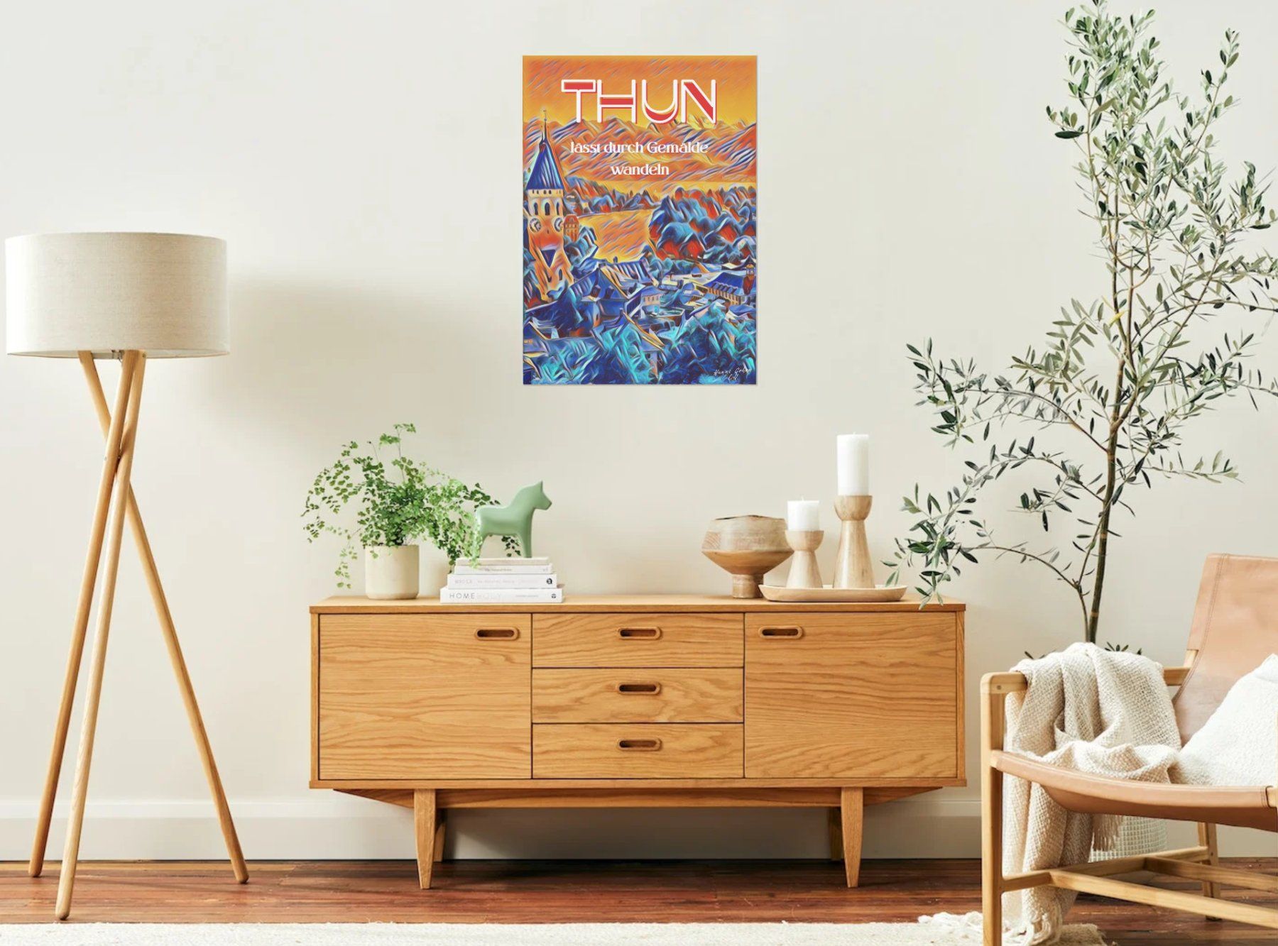 Foto & Immagini: Poster. Alles Liebe, Thun. Schweiz. – Nuovo e nell'imballaggio originale da Zürich venduto da Posterrama