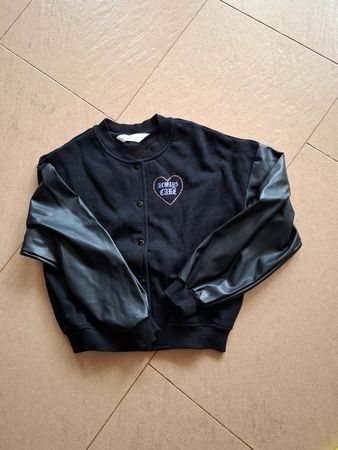 Jacke leicht für Mädchen schwarz 134/140 von H&M