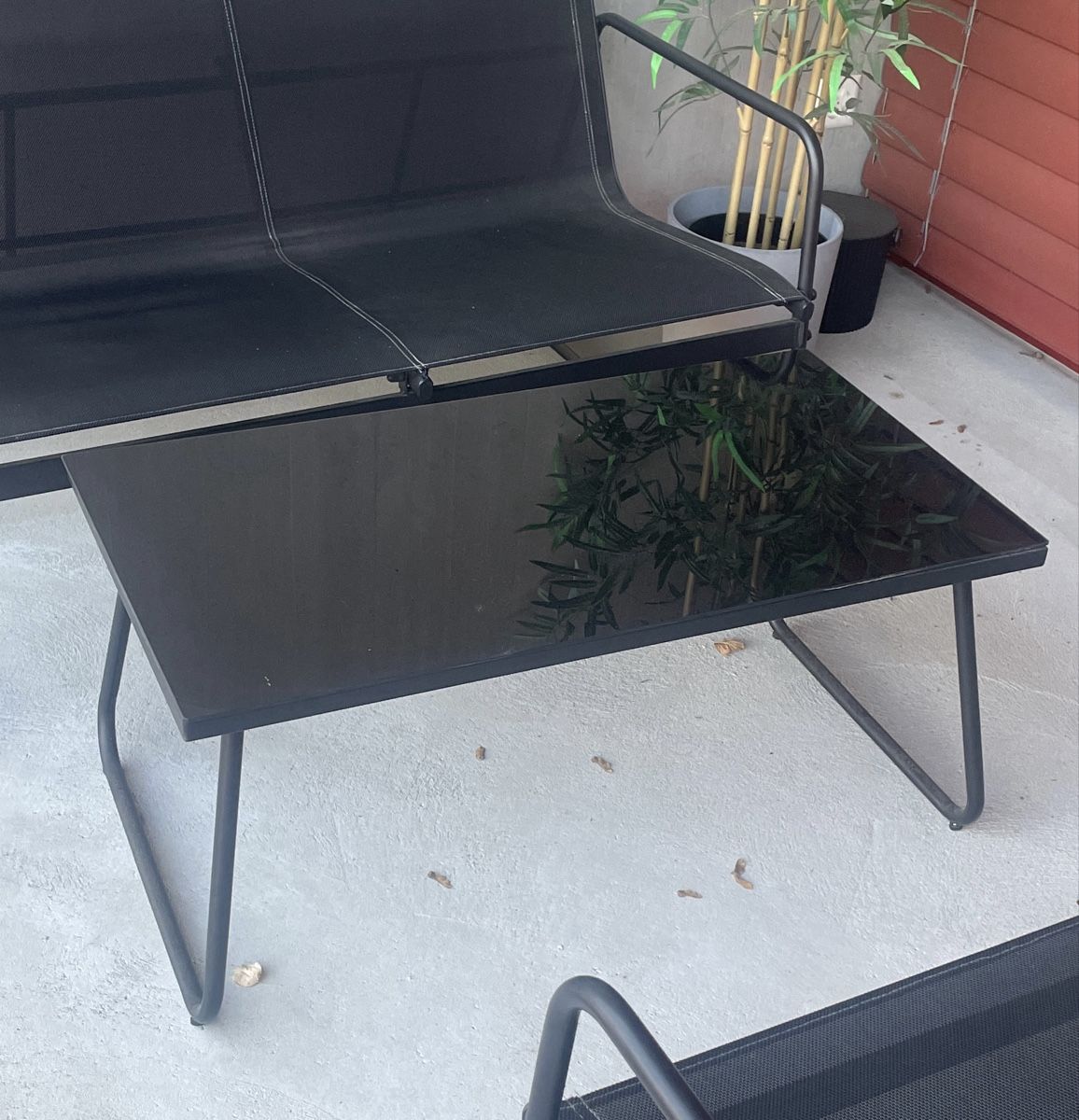 Tavoli: Gartentisch / Loungetisch schwarz – Usato da Aarau Rohr venduto da Shana_