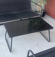 Gartentisch / Loungetisch schwarz