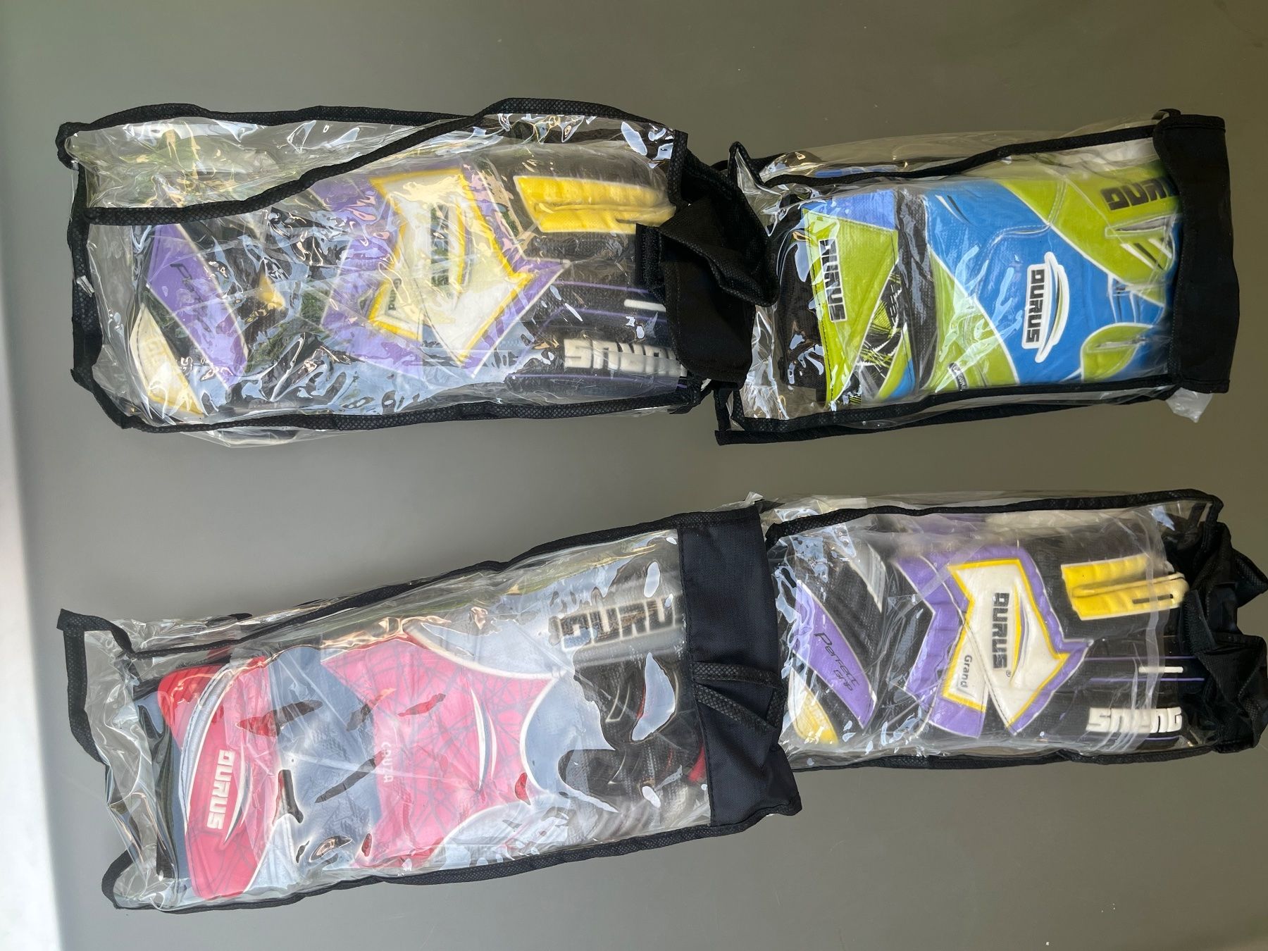 Altri accessori da uomo: DURUS Goalie-Handschuhe, Grösse 8,5, Rot/Silber – Nuovo e nell'imballaggio originale da Oftringen venduto da ish_nc68 2