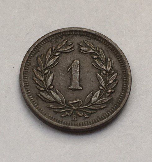 Tutti le monete: 1907 1 Rappen -unz – Usato da Kirchberg SG venduto da Zenhad69 1