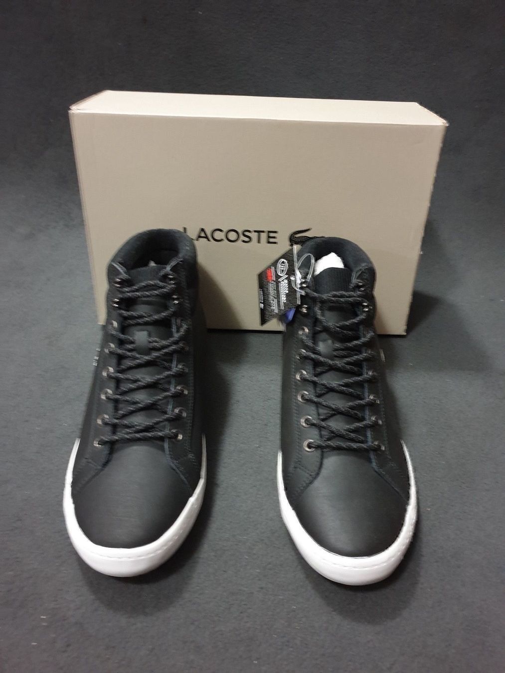 Lacoste Scarpe da uomo: LACOSTE  INSULAC  BLACK 3M     Gr. 44.5 – Nuovo e nell'imballaggio originale da Zürich venduto da LIQUIDATOR.CP 2