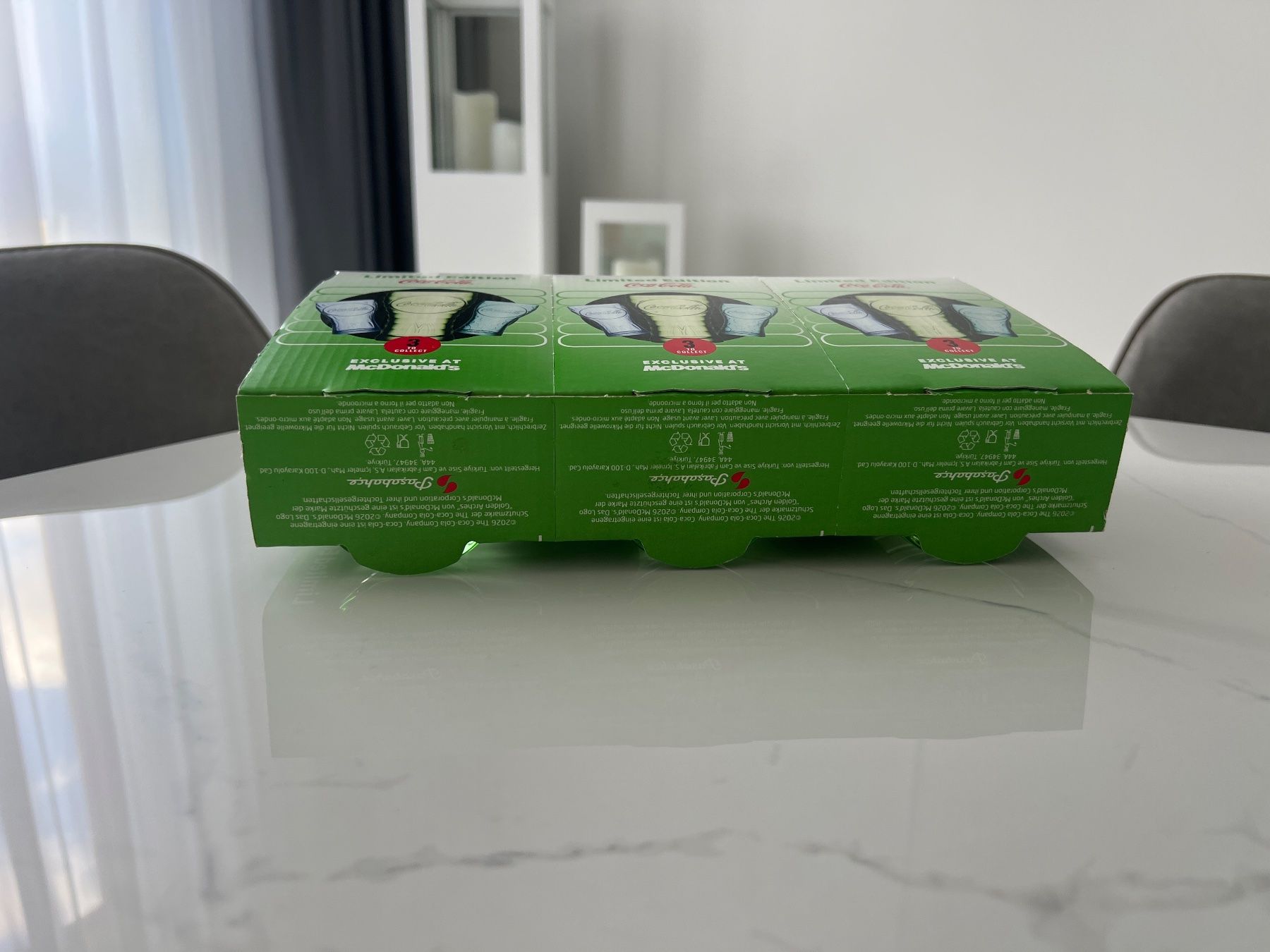 Coca-Cola Bicchieri: 3 Coca Cola Gläser Mcdonalds – Nuovo e nell'imballaggio originale da Weiach venduto da LemonJuice1995 3