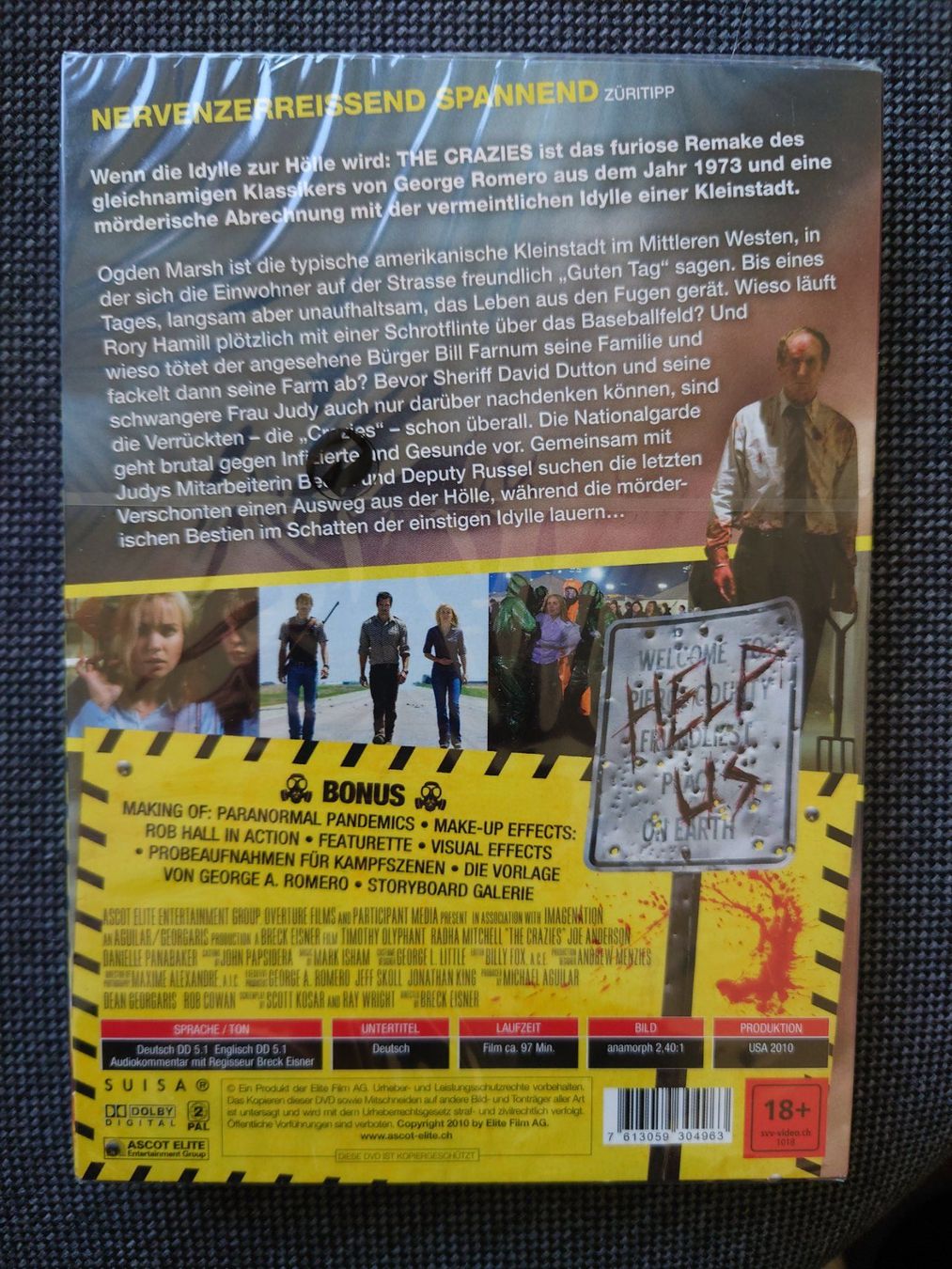 Alle DVDs: The Crazies – Neu und originalverpackt aus Lupfig von MarcT 1