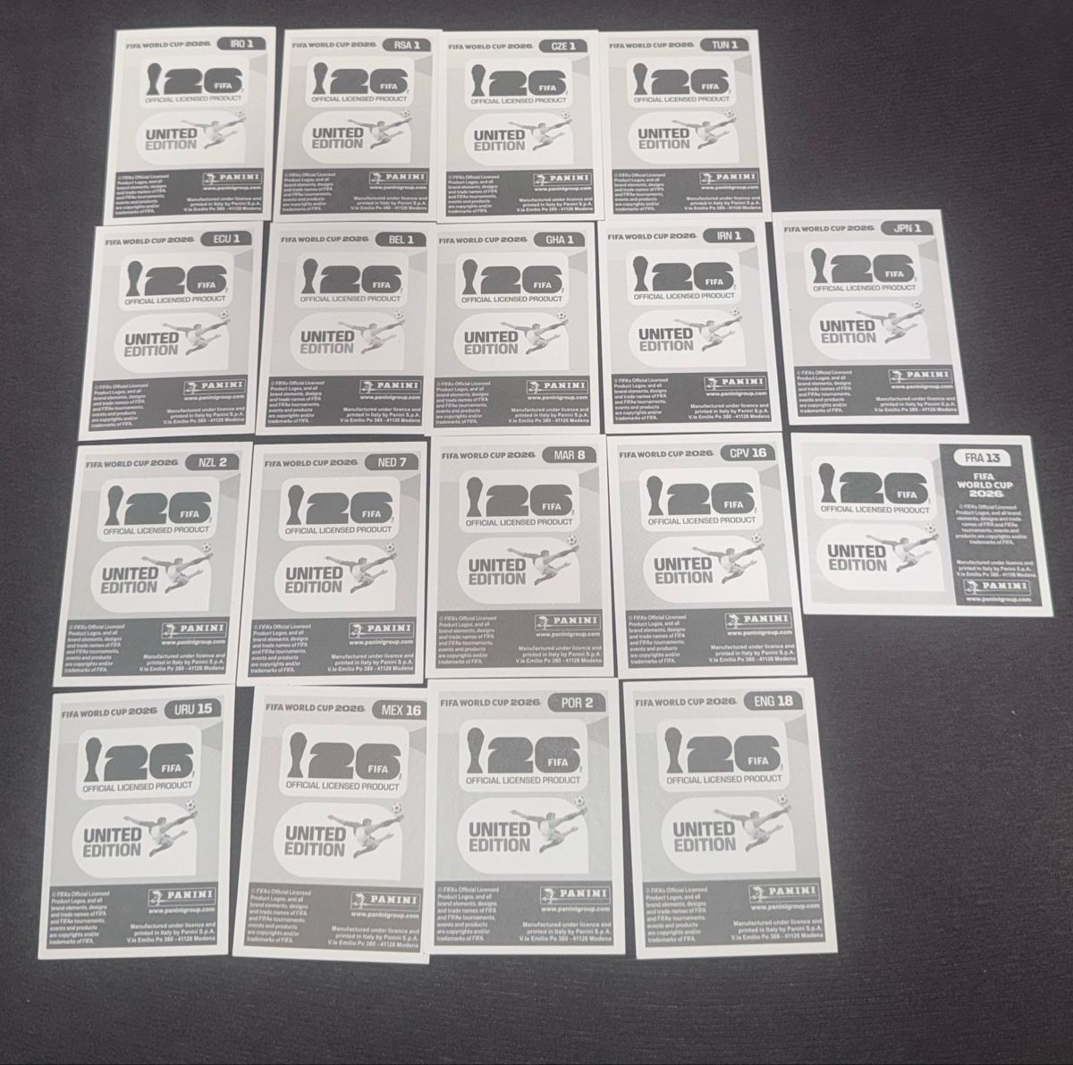 Panini Carte collezionabili: Panini Sticker WM 2026 18 Stück – Nuovo (secondo la descrizione) da Zofingen venduto da Kev_879h 1