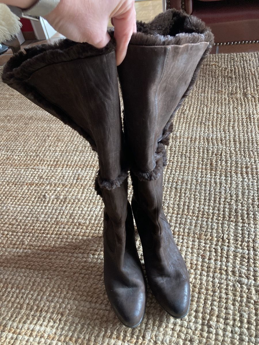 Scarpe da donna: Schöne Winterstiefel mit Absatz, Gr 40 – Usato da Azmoos venduto da alix001 1