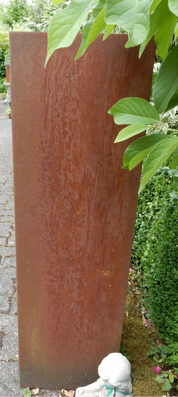 Sculture & Statue: Gartendekoration: grosse Rost Säule mit Spruch Gartenfigur – Nuovo (secondo la descrizione) da Jona venduto da simongarden 3