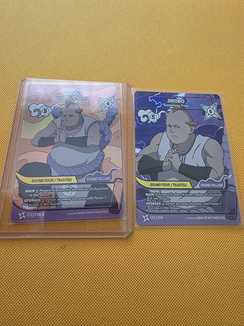 Carte collezionabili: Jirobo 122a A & 122, Naruto Mythos first Edition – Nuovo (secondo la descrizione) da Emmenbrücke venduto da Minato96