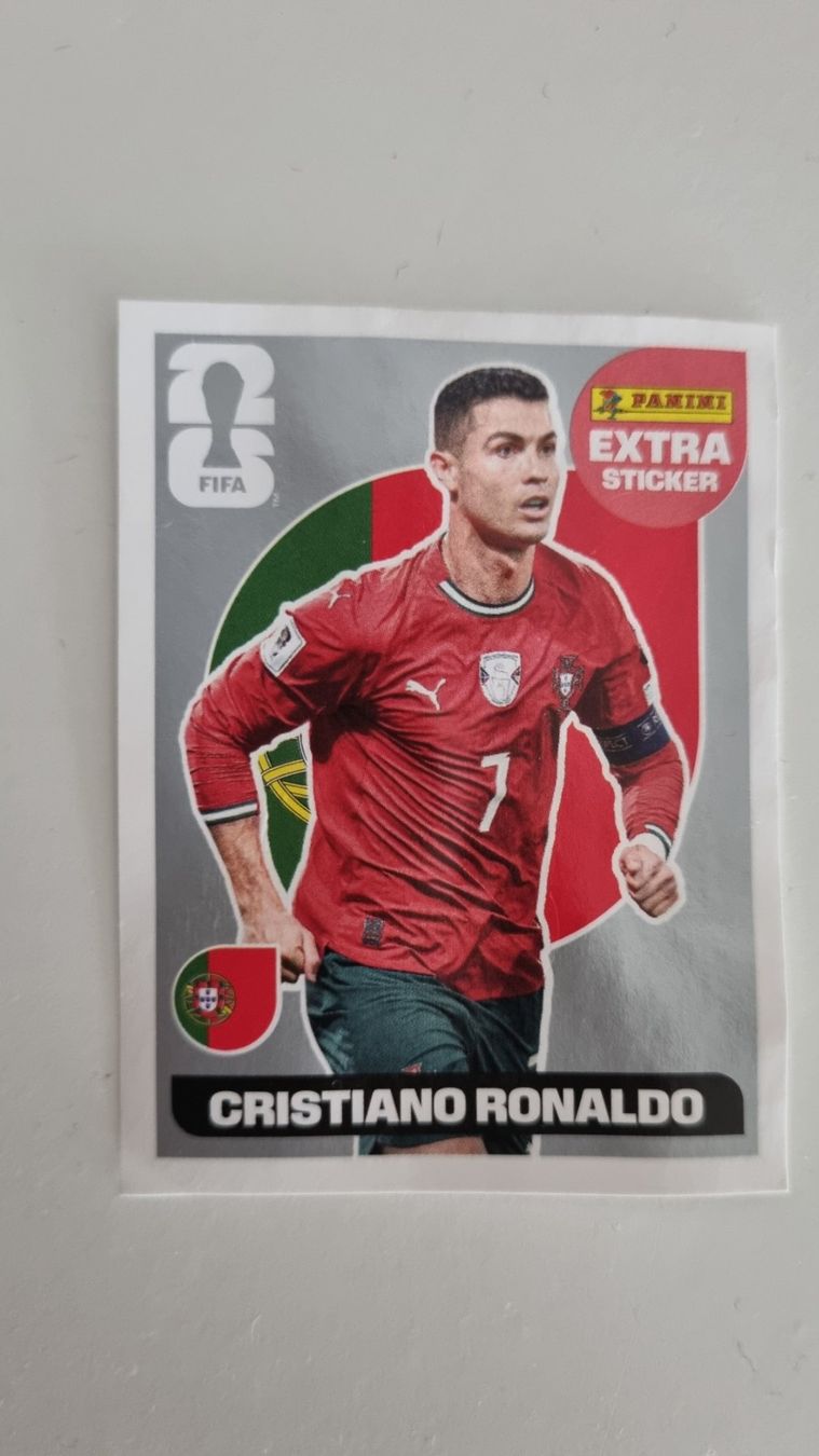 Sticker: Cristiano Ronaldo silber Extrasticker Panini 2026 – Nuovo (secondo la descrizione) da Wettswil venduto da musica08