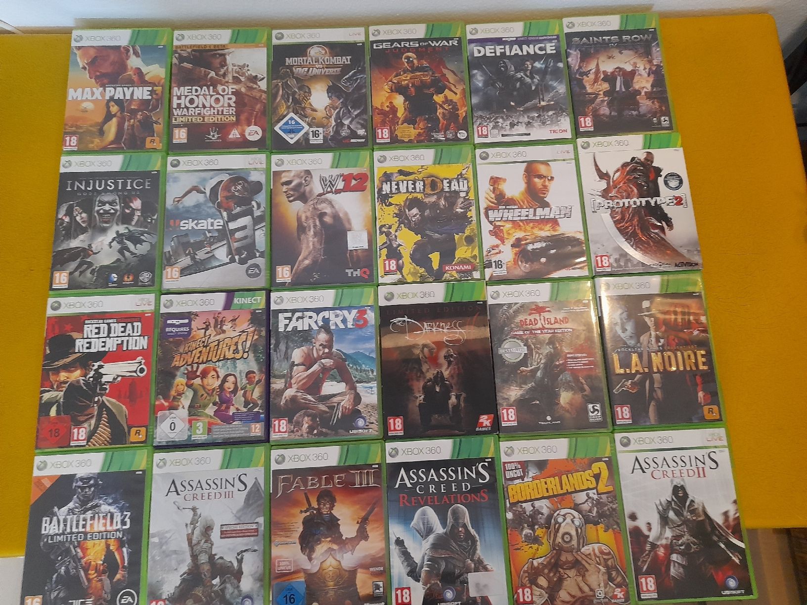 Microsoft Console: Xbox 360 mit 48 Spiele + 4 Controller – Usato da Winterthur venduto da SchlaubiGo 4
