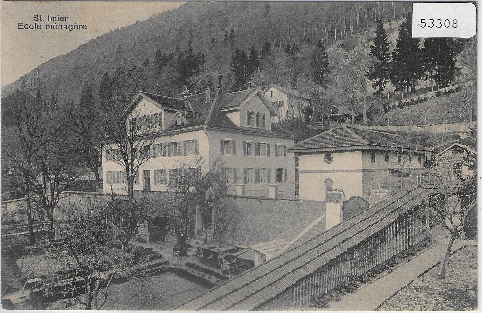 Cartes postales: St. Imier - Ecole menagere – D'occasion à Ettingen par Kartenplanet