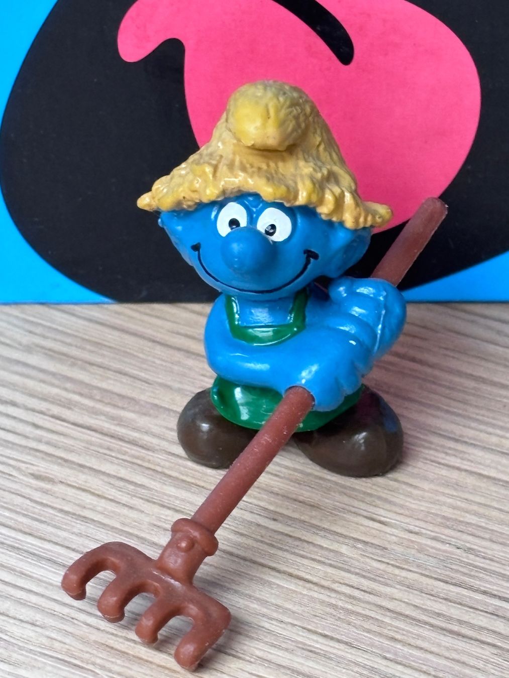 Schleich Statuette: Schlumpf Gärtner – Usato da Lyss venduto da Duckszone