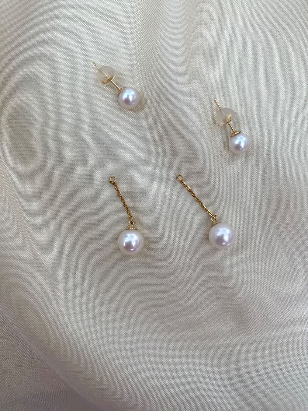 Orecchini pendenti & Orecchini a lobo: Perlen/ echte Ohrringe 18k Gold – Nuovo e nell'imballaggio originale da Sarnen venduto da Yingsperlen1 1