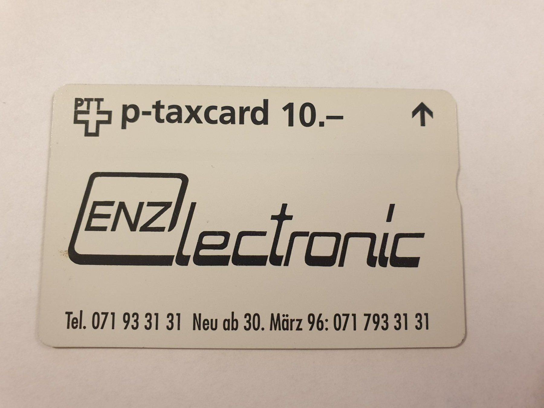 Telefon- & Taxkarten: ENZ Electronic – Gebraucht aus Rain von chesz
