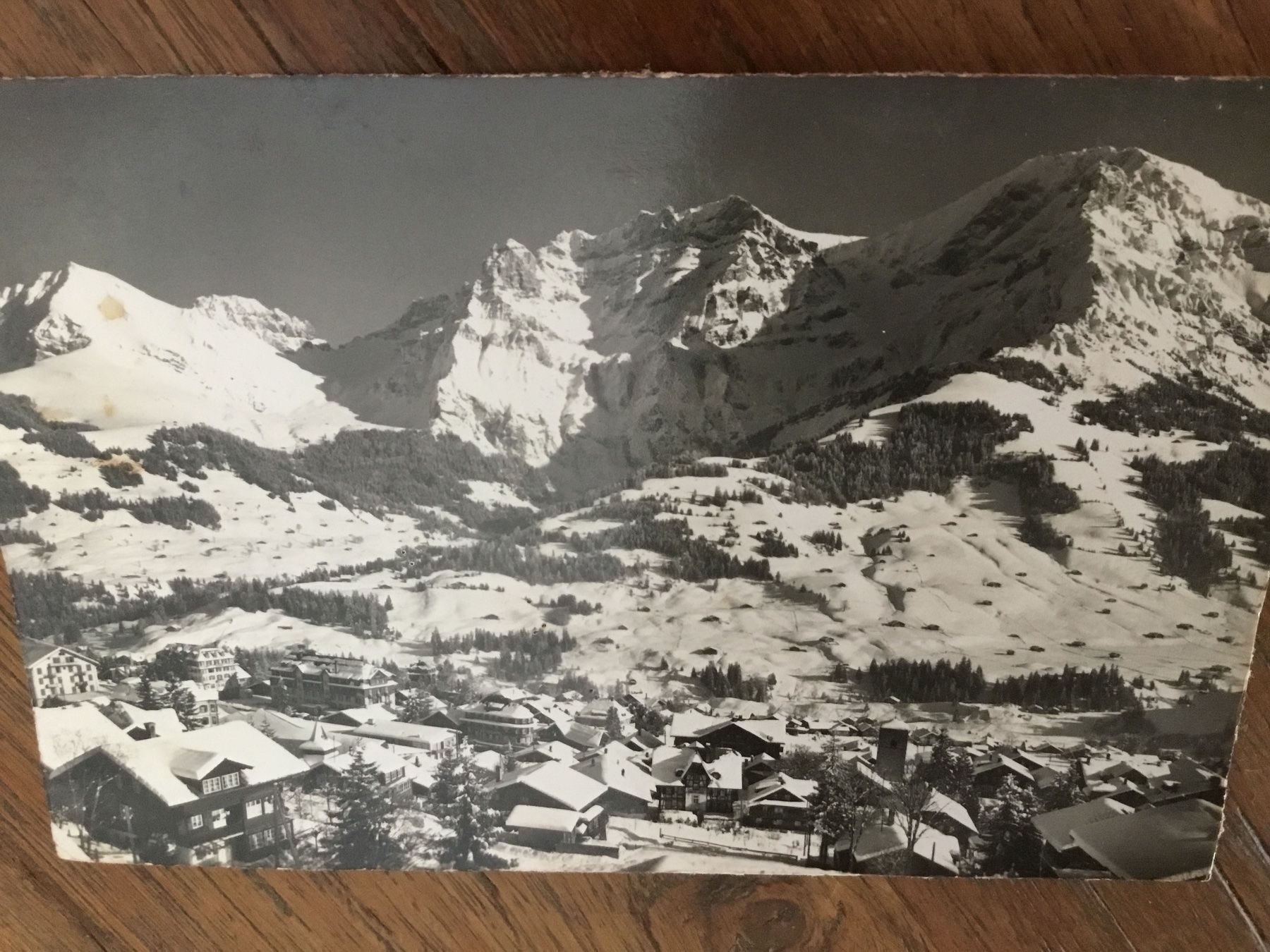 Ansichtskarten: Alte Ansichtskarte Adelboden – Gebraucht aus Thierachern von sweden08