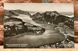 Blick vom FROHNALPSTOCK auf Brunnen & Vierwaldstättersee