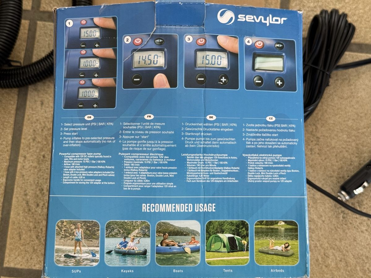 Barche: Sevylor 12V Pump – Nuovo (secondo la descrizione) da Affoltern am Albis venduto da MichalW