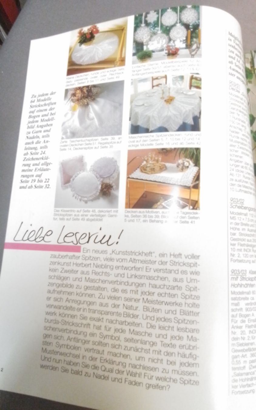 Riviste & Magazine: Gestrickte Spitzen von Burda – Usato da Würenlingen venduto da puntala 1