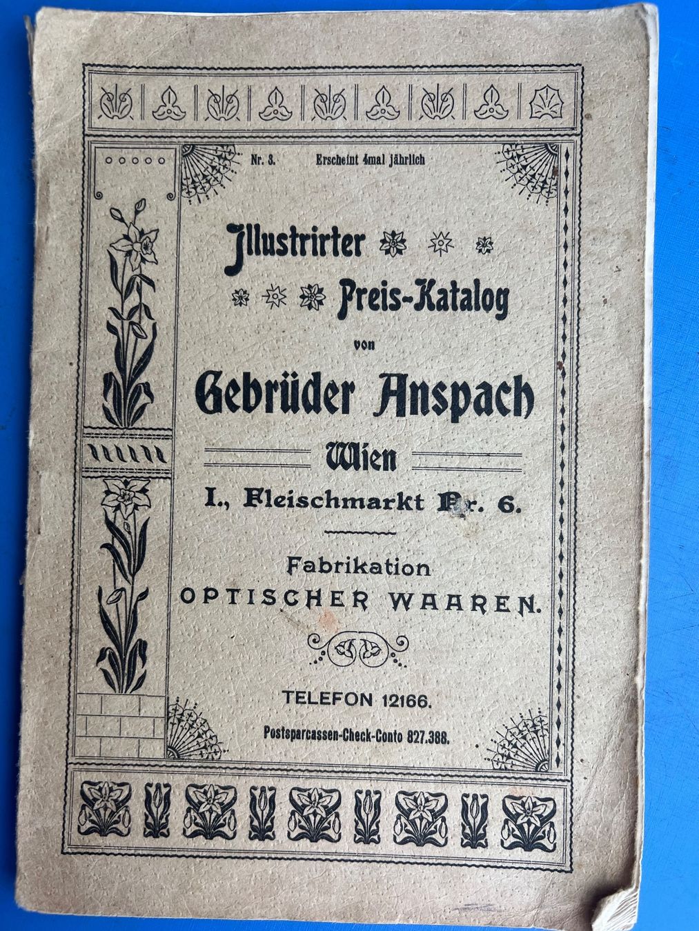 Libri: Preis Katalog Optische Waren Ansbach Wien – Usato da Unterengstringen venduto da Gustav03