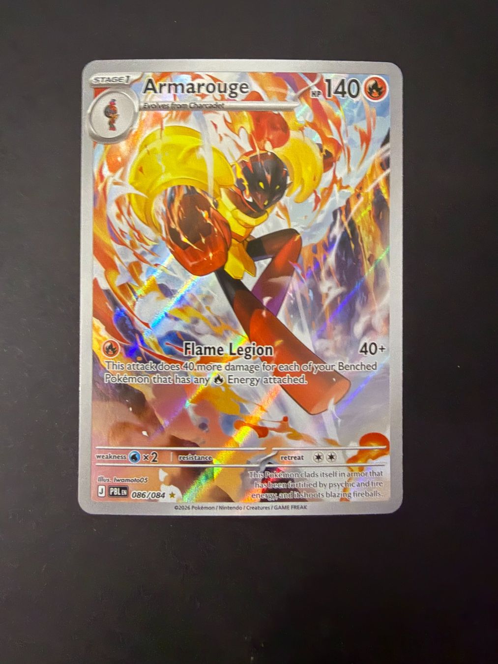 Pokémon Carte collezionabili: Pokemon Armarouge 086 AR – Usato da Basel venduto da ray.alround