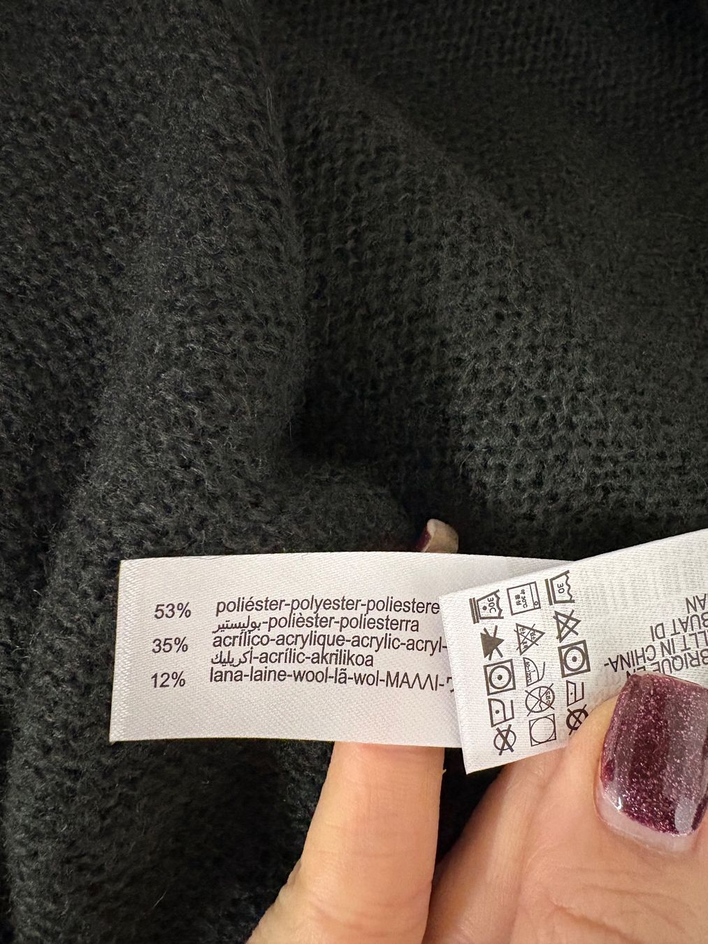 Zara Maglioni & Felpe: Zara Strickpullover Gr. M leicht schwarz Wolle asymmetrisch – Nuovo (secondo la descrizione) da Regensdorf venduto da secondchancefashion 4