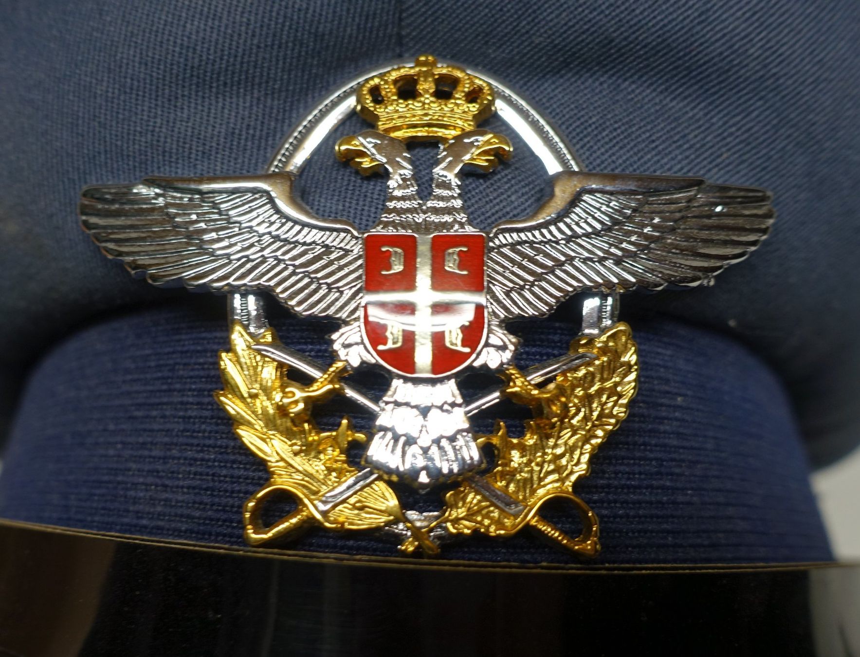 Uniformi: Offizier Schirmmütze  serbische Luftstreitkräfte – Usato da Kappelen venduto da Marmoe 3
