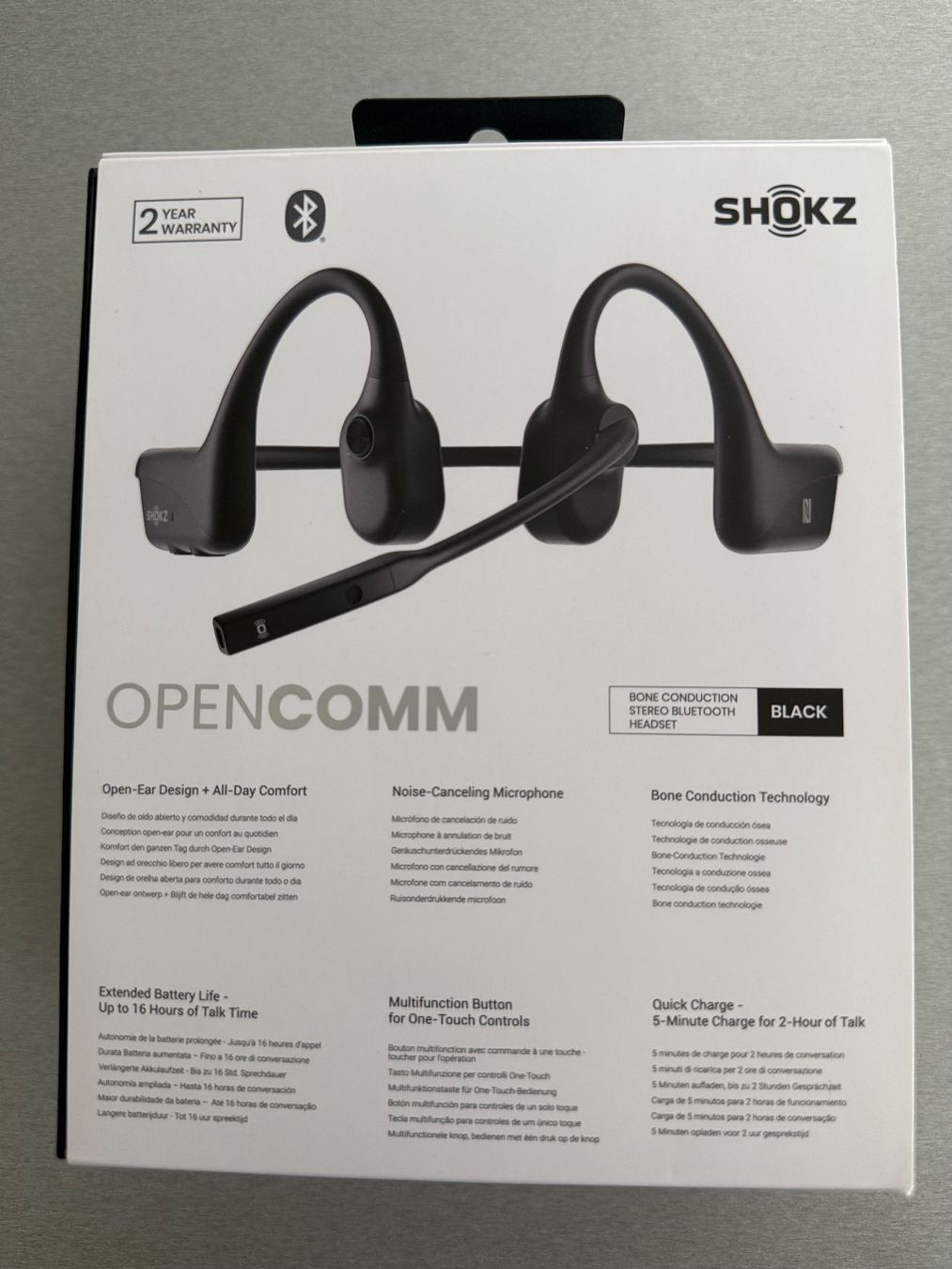 Shokz Cuffie: Shokz OpenComm Bone Conduction Bluetooth Headset – Neu – Nuovo (secondo la descrizione) da Basel venduto da Carlos_Deperu 2