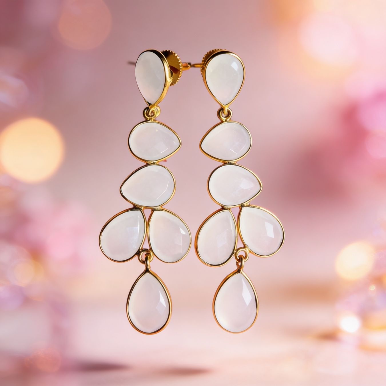 Ohrringe & -stecker: Boucles d’oreilles Pierres de lune – Neu und originalverpackt aus St-Maurice von Sandrinette123