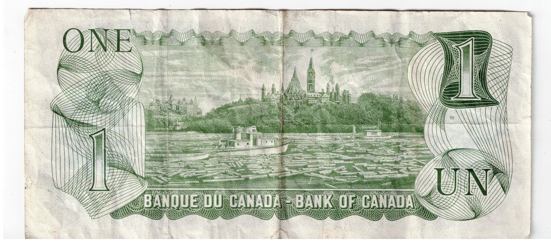 Banconote: Canada $ 1 Dollar 1973 Geldschein Banknote – Usato da Tenniken venduto da mik_6mxg 5