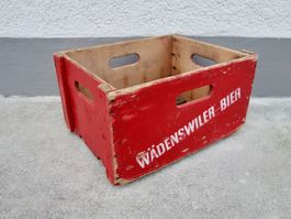 Holzkiste WÄDENSWILER BIER Kiste Bierkiste Harass