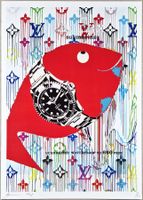 Death NYC Ltd Ed Pop Art Druck "  Vuitton submariner Rolex