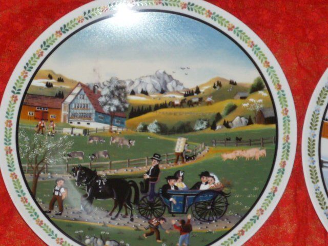 Teller: SAMMELTELLER 6 AUTHENTISCHEN-BEGRENZTEN – Gebraucht aus St.Gallen von Anso 1