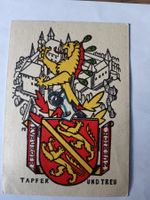 Altes Bild Wappen Akad. Verbindung Zuerich Kyburg