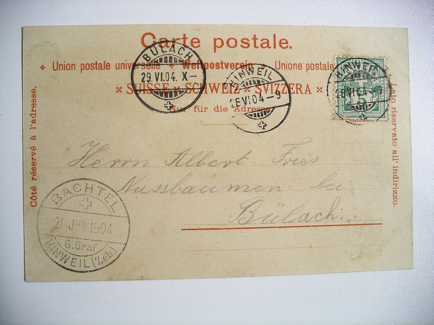 Cartes postales: farbigeLithoAK  BACHTEL – D'occasion à Oberhofen am Thunersee par luuping99 1