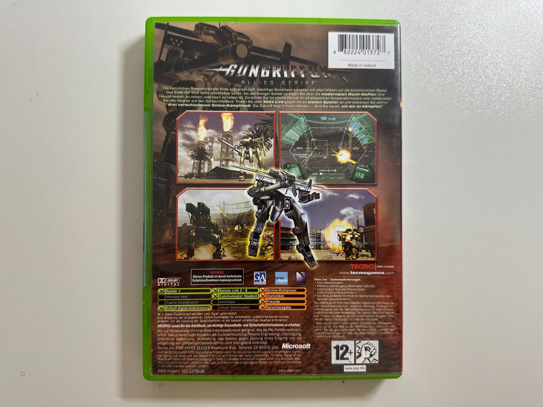 Microsoft Giochi: GunGriffon: Allied Strike, Xbox – Usato da Couvet venduto da Aura_aura 2