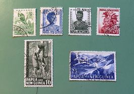 Briefmarken Papua und Neu-Guinea Sammlung