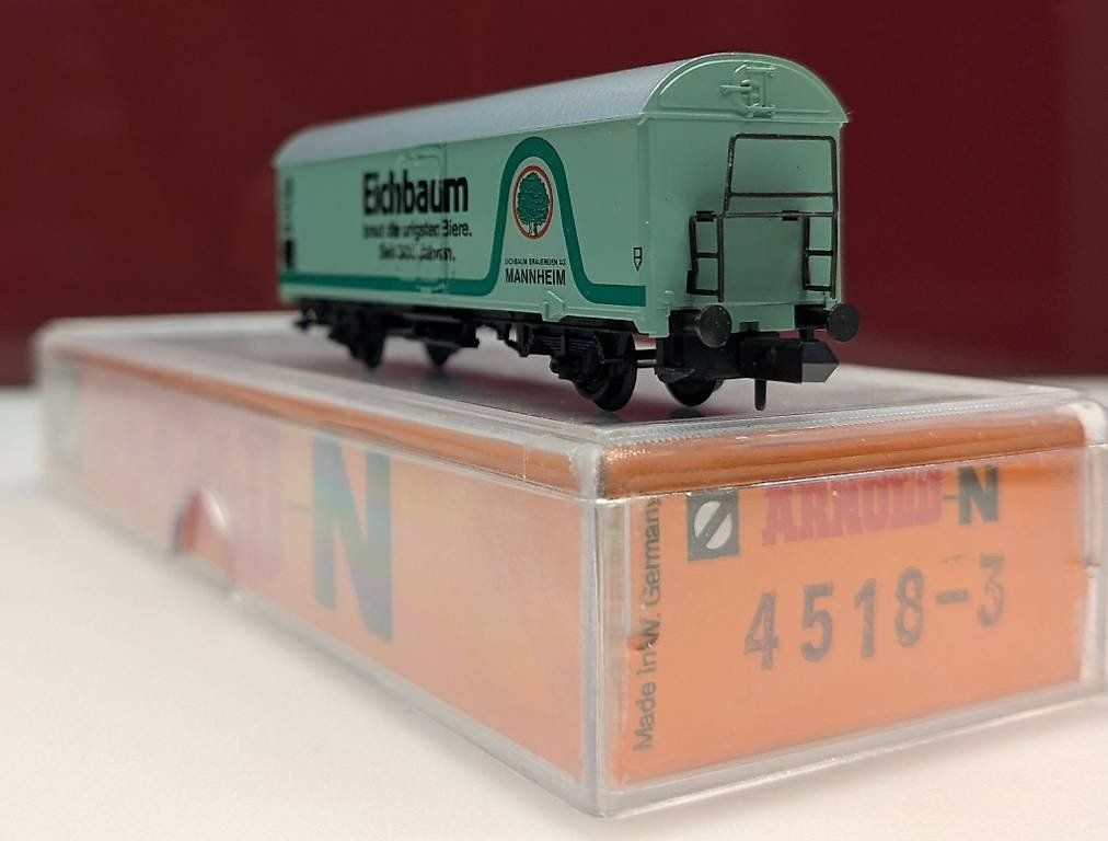 Arnold Modellini di ferrovie: Spur N Kühlwagen "Eichbaum" – Usato da Reinach BL venduto da angus74 2