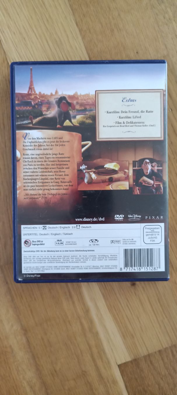 Alle DVDs: Ratatouille – Gebraucht aus Kriens von San74 1