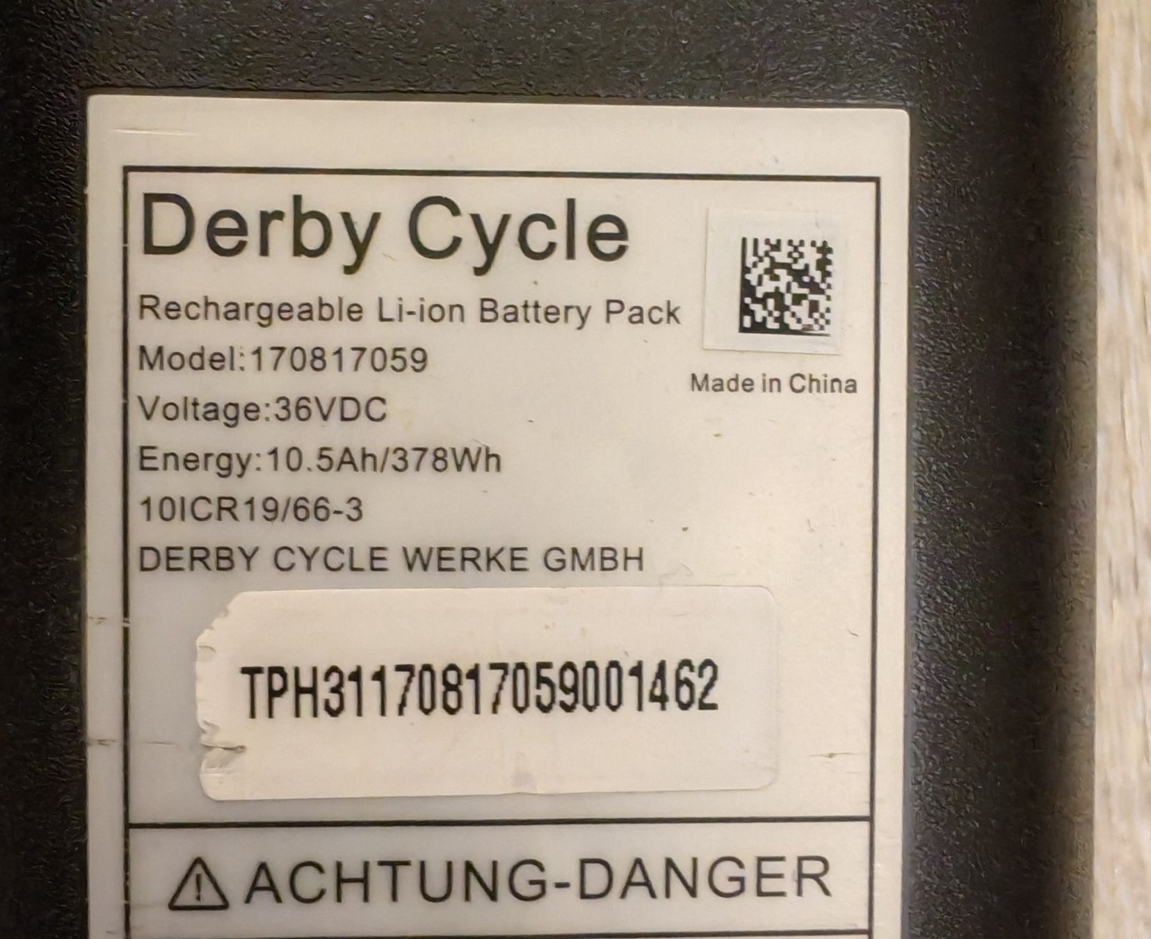 Shimano Batterie: Shimano Akku 378Wh – Difettoso da Bern venduto da Isterk 4